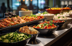 hotel in Bondo with local food buffet